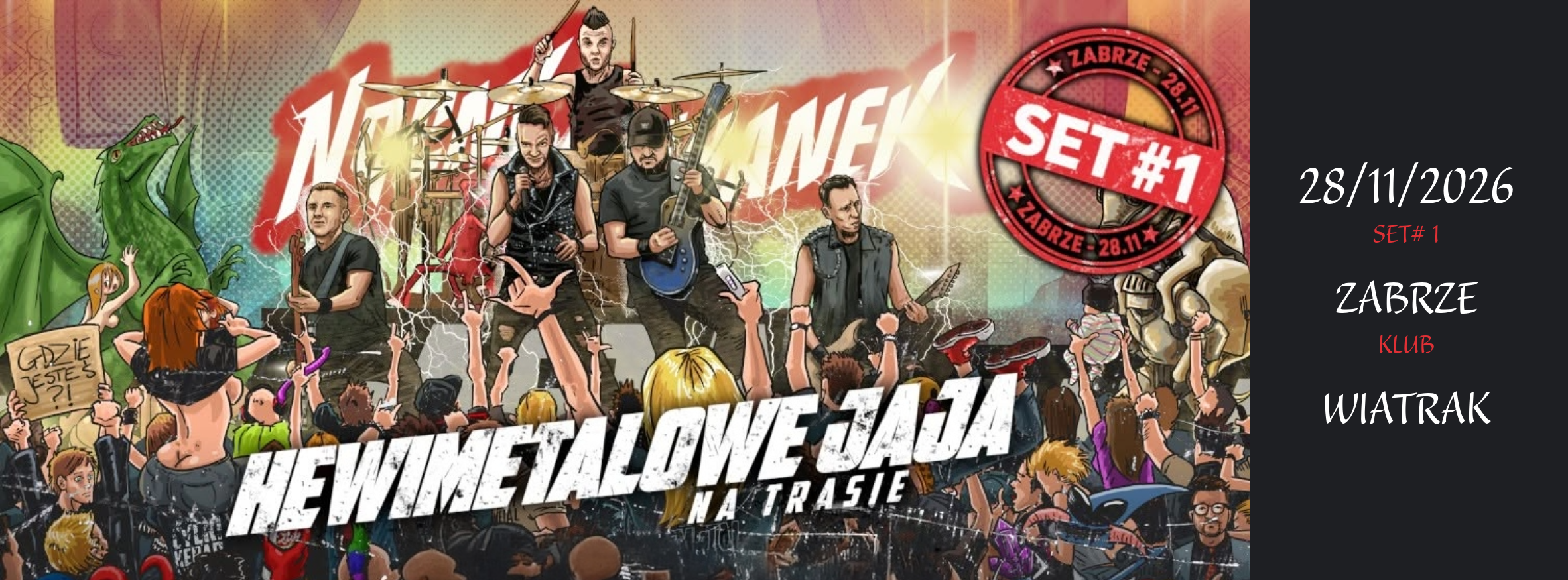 NOCNY KOCHANEK | Hewimetalowe Jaja #1 - 28.11.2026