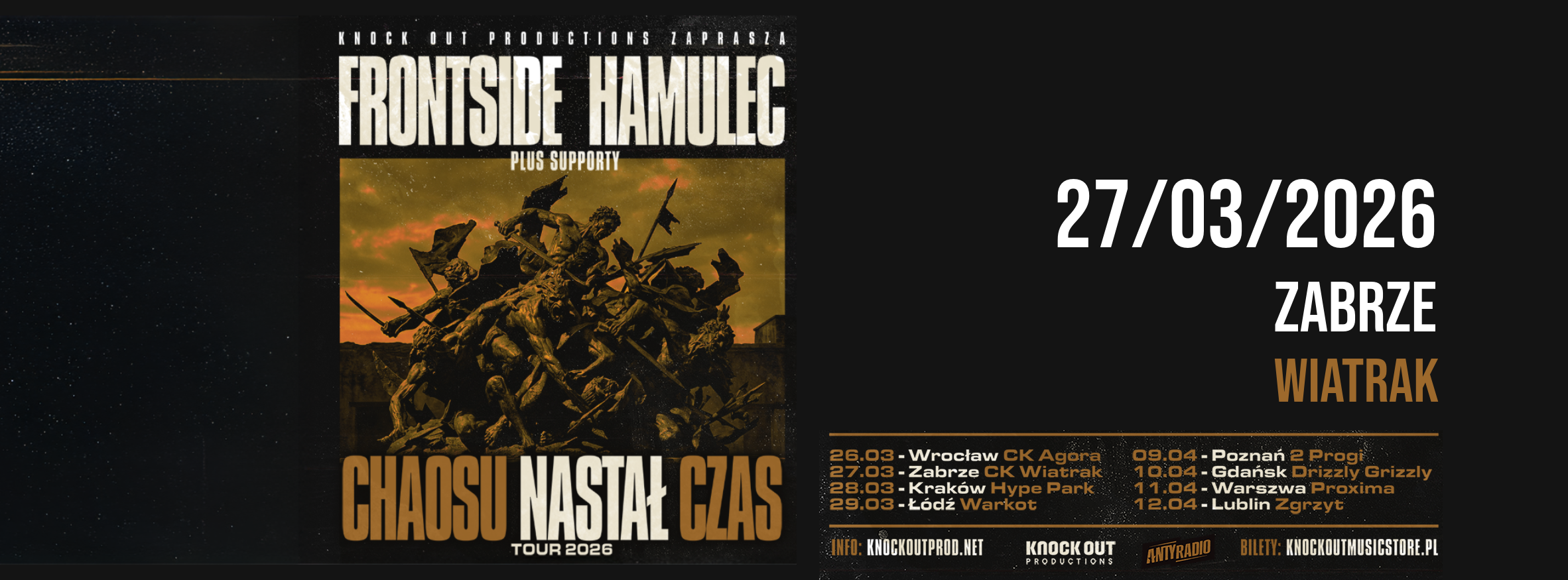 FRONTSIDE + HAMULEC - 27.3.2026